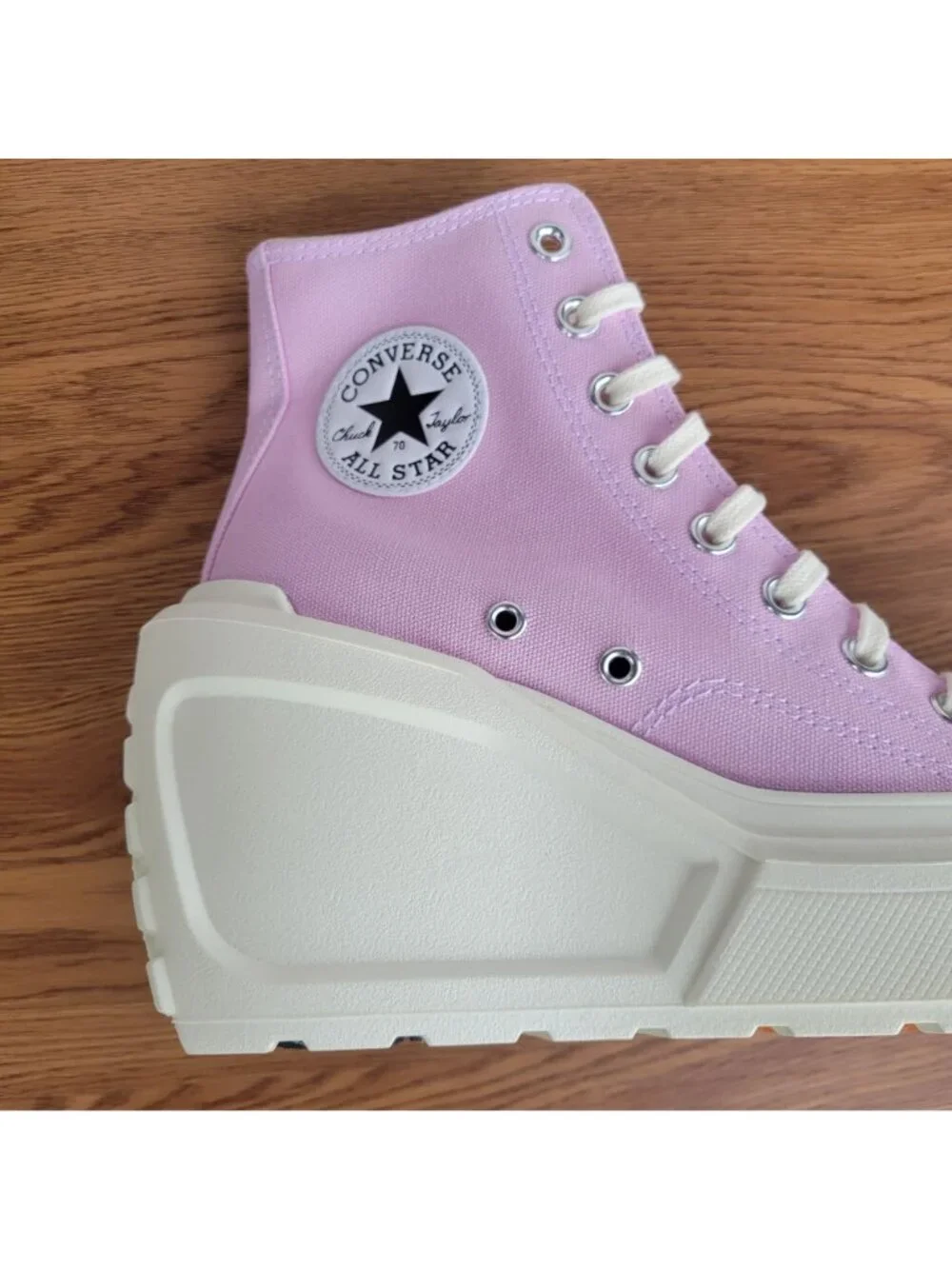 ❤️Converse Chuck 70 De Luxe Wedge Hi Sz 7.5 Womens Shoes Purple Sneakers A07584C